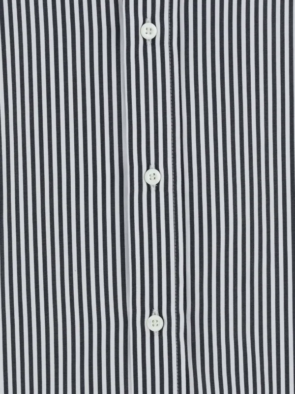 Brunello Cucinelli ビッグストライプ切替シャツ Men's casual and dress shirts | Brunello Cucinelli