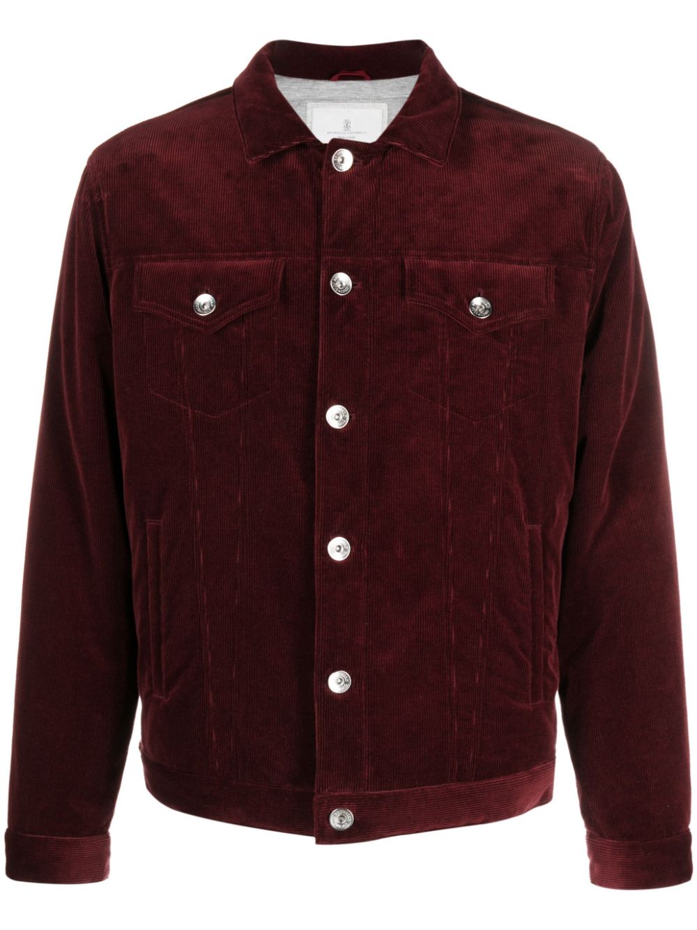 Red deals corduroy jacket