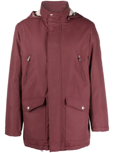 Brunello Cucinelli padded-design cotton coat