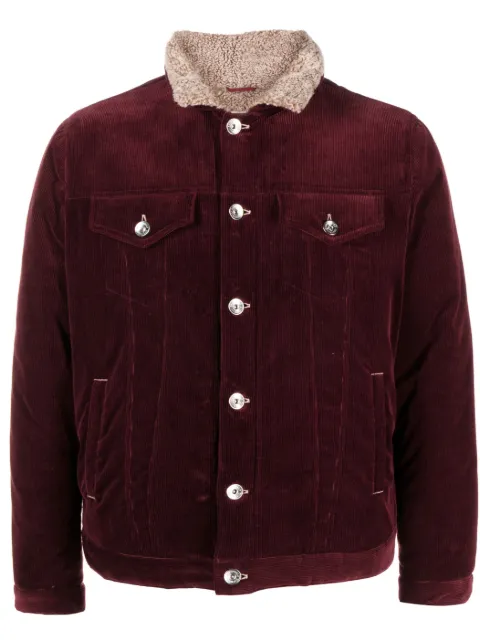 Brunello Cucinelli sobrecamisa con forro de pelo