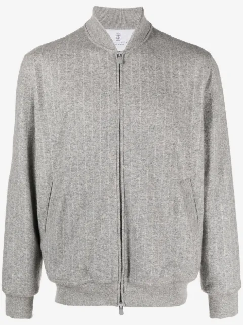 Brunello Cucinelli 羊绒混纺拉链开衫