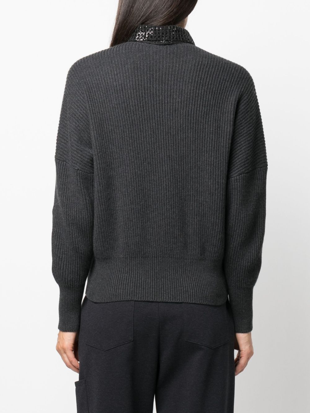 Brunello Cucinelli mock-neck cashmere jumper Women