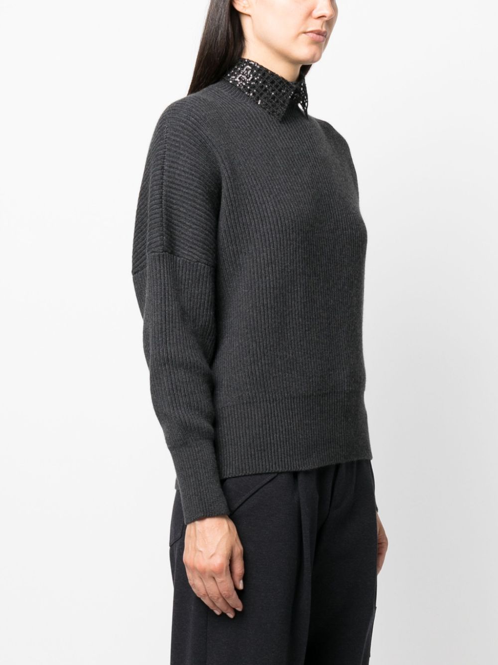 Brunello Cucinelli mock-neck cashmere jumper Women