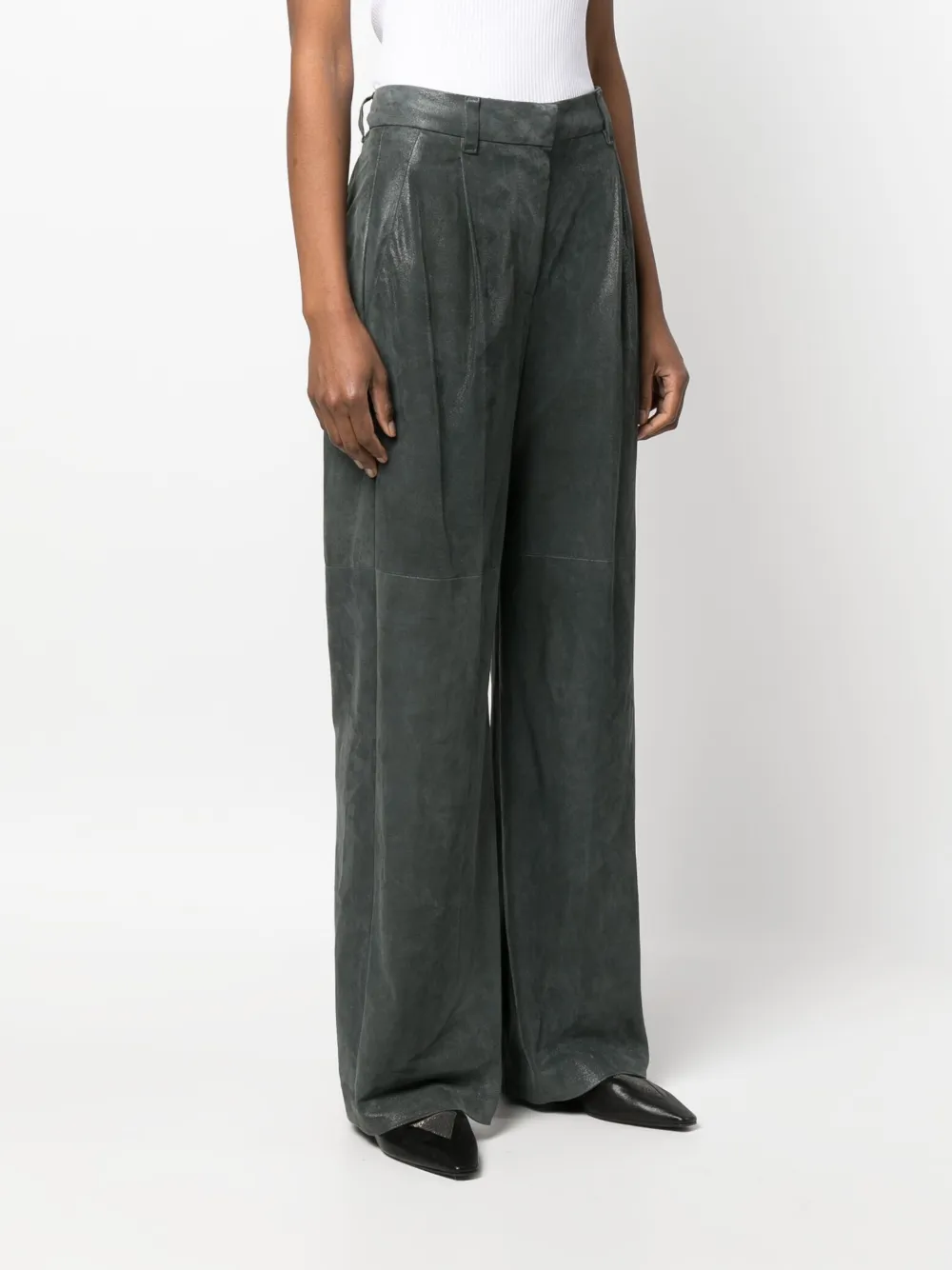 Brunello Cucinelli Straight broek Groen