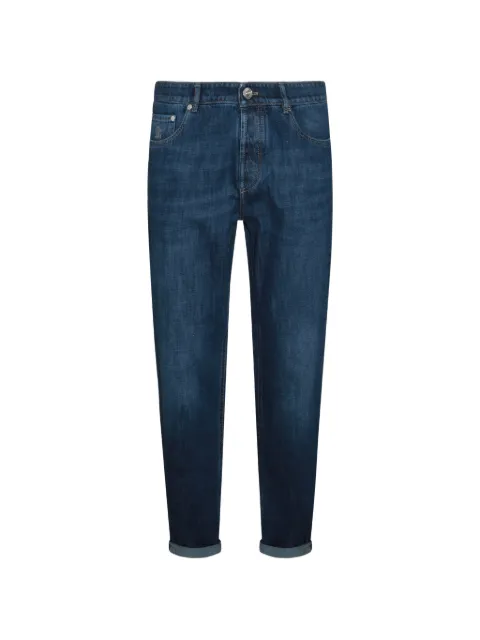 Brunello Cucinelli jean à coupe fuselée