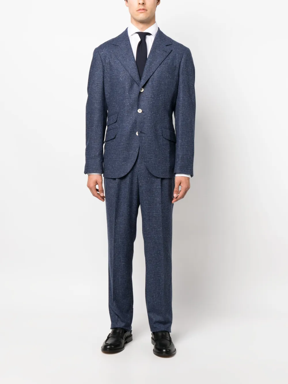 Brunello Cucinelli Wollen pantalon - Blauw