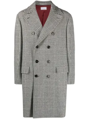 Brunello Cucinelli double-breasted Wool Coat | Grey | FARFETCH