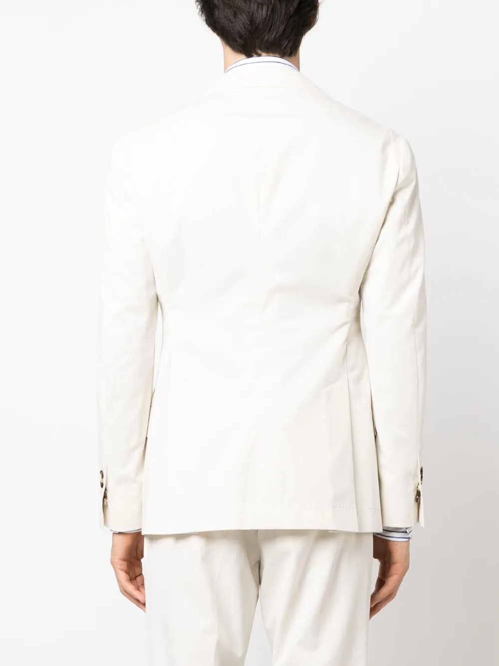 Brunello Cucinelli Single-breasted Linen Blazer In Neutrals
