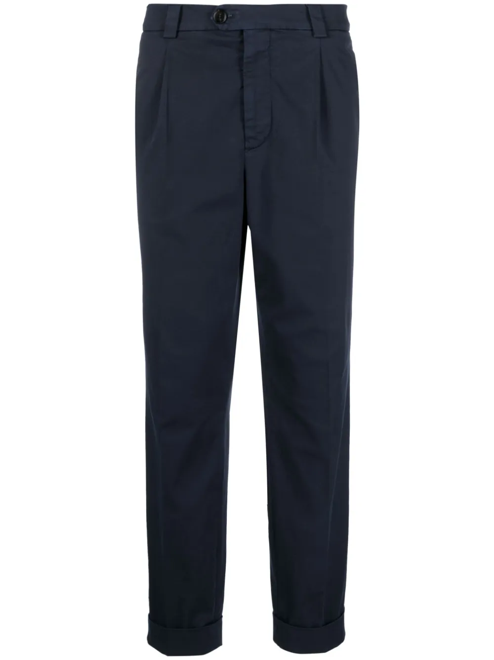 Brunello Cucinelli Broek met toelopende pijpen Blauw