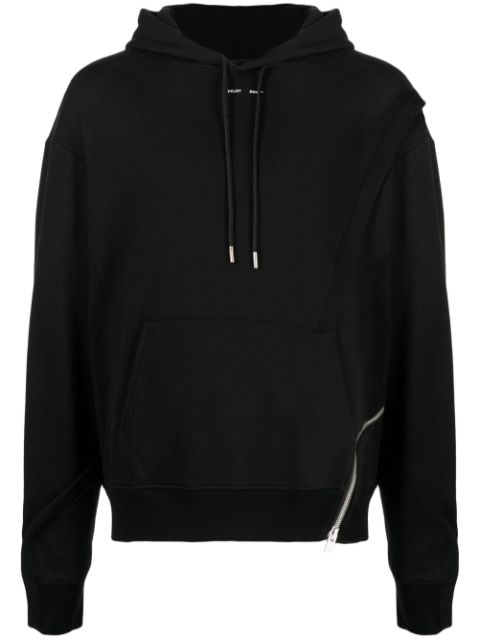 HELIOT EMIL zipped organic cotton hoodie