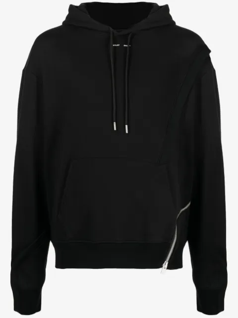 HELIOT EMIL zipped organic cotton hoodie