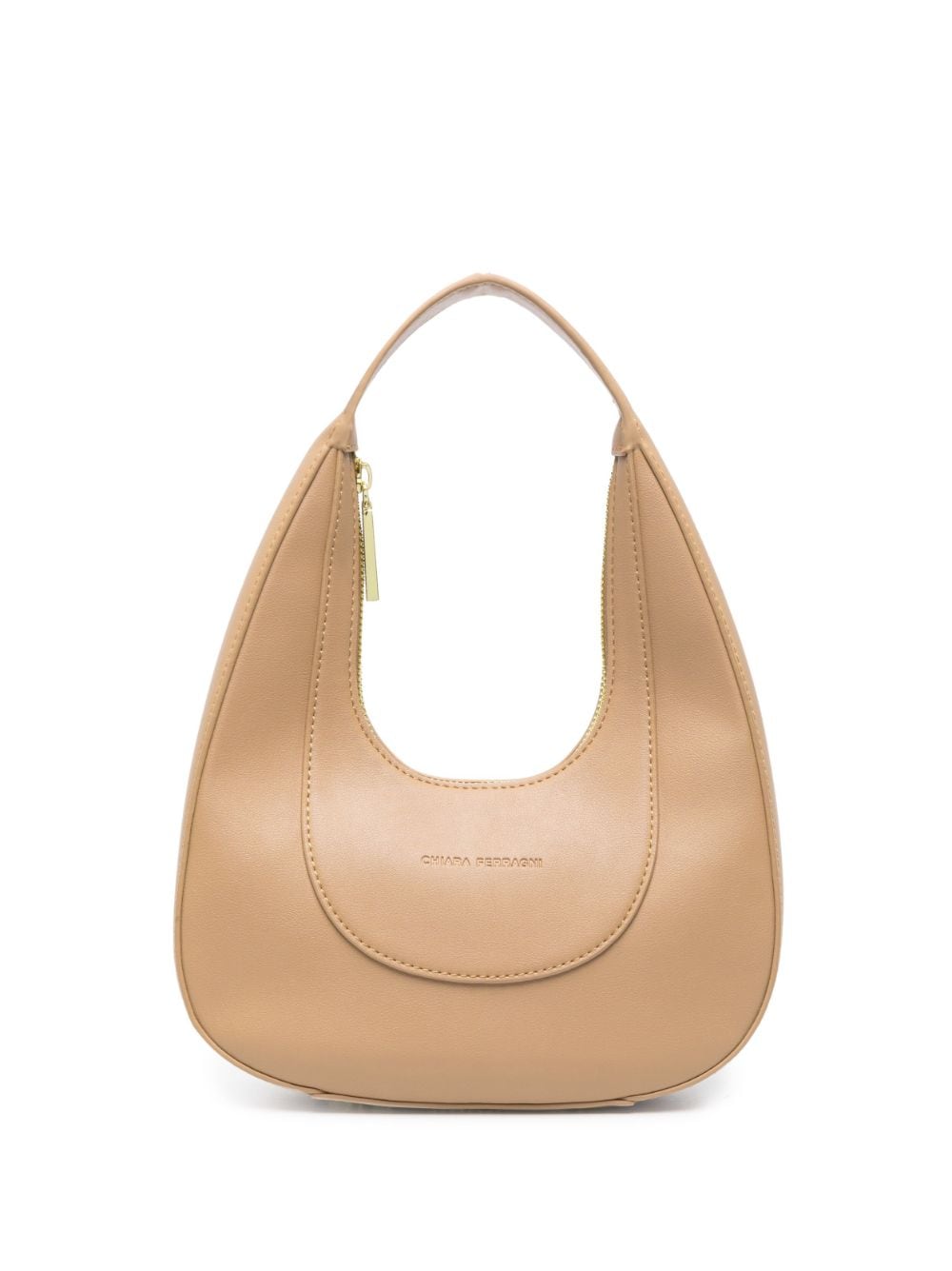 Chiara Ferragni Debossed-logo Tote Bag In Brown