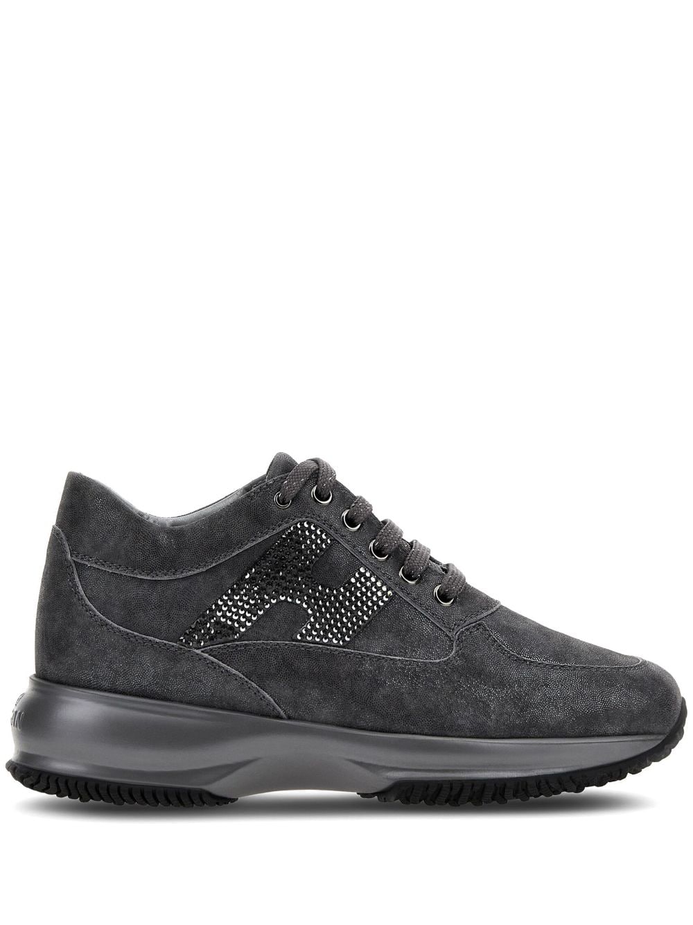 Hogan Interactive crystal-embellished Sneakers - Farfetch