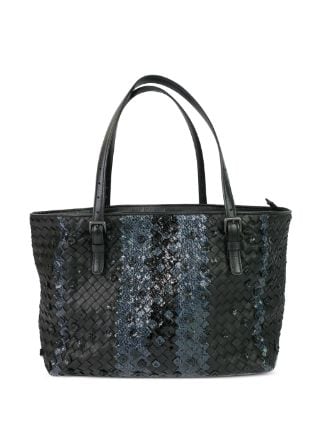 Bottega Veneta Pre-owned Intrecciato Tote Bag - Black