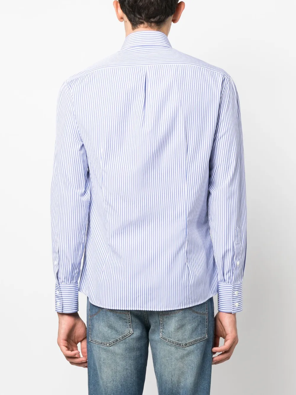 Brunello Cucinelli Katoenen overhemd Blauw