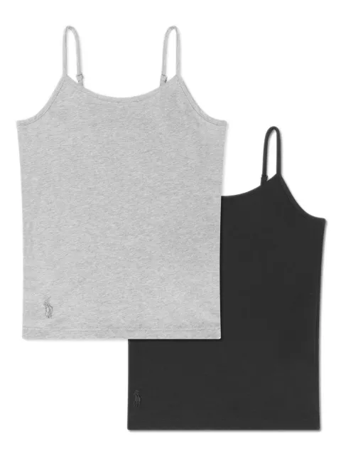 POLO RALPH LAUREN KIDS set of two cotton tank tops