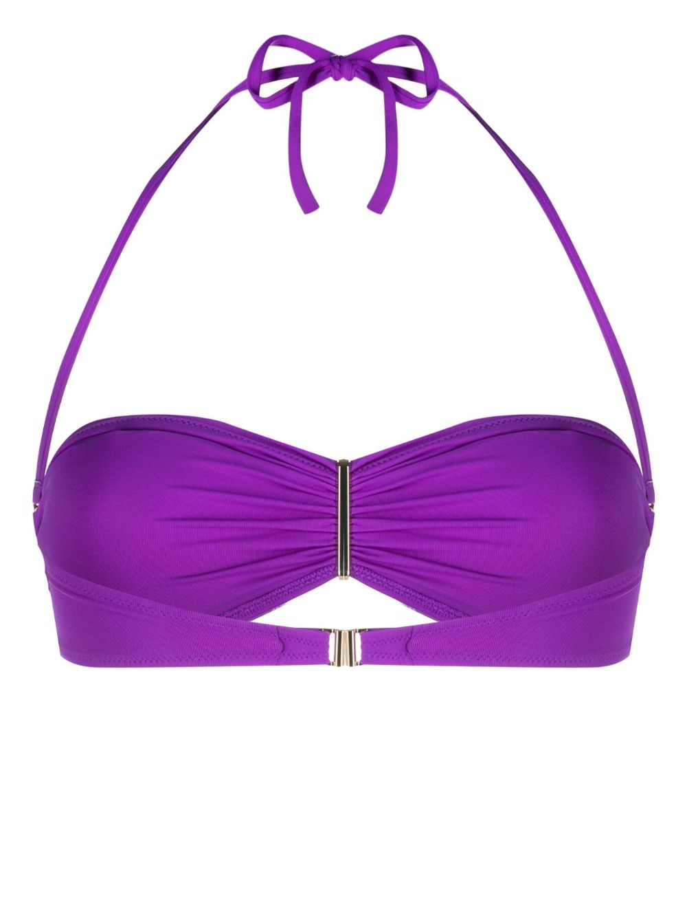 Melissa Odabash Positano halterneck bikini top - Paars