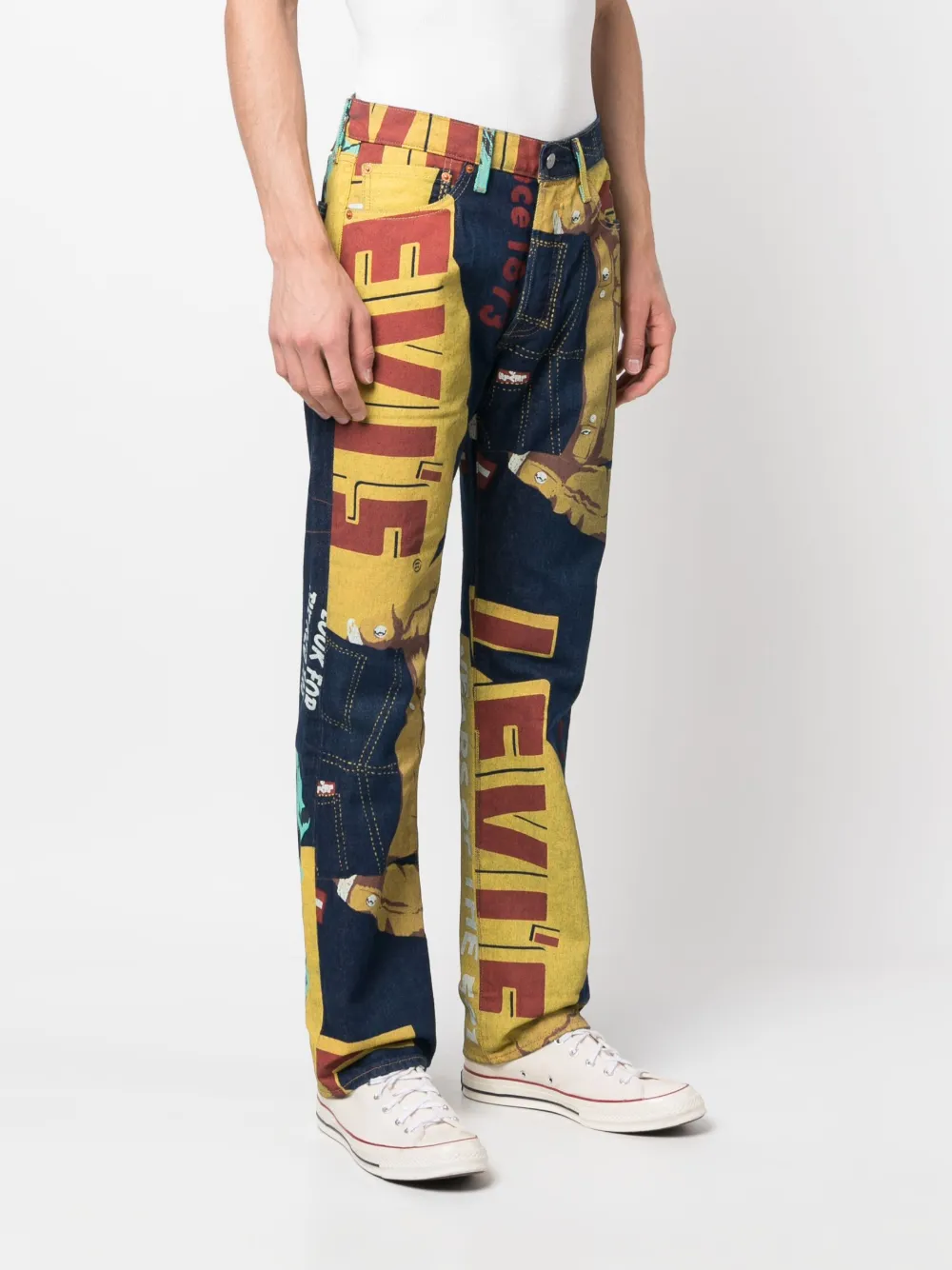 Levi's 150th Birthday graphicprint Jeans Farfetch