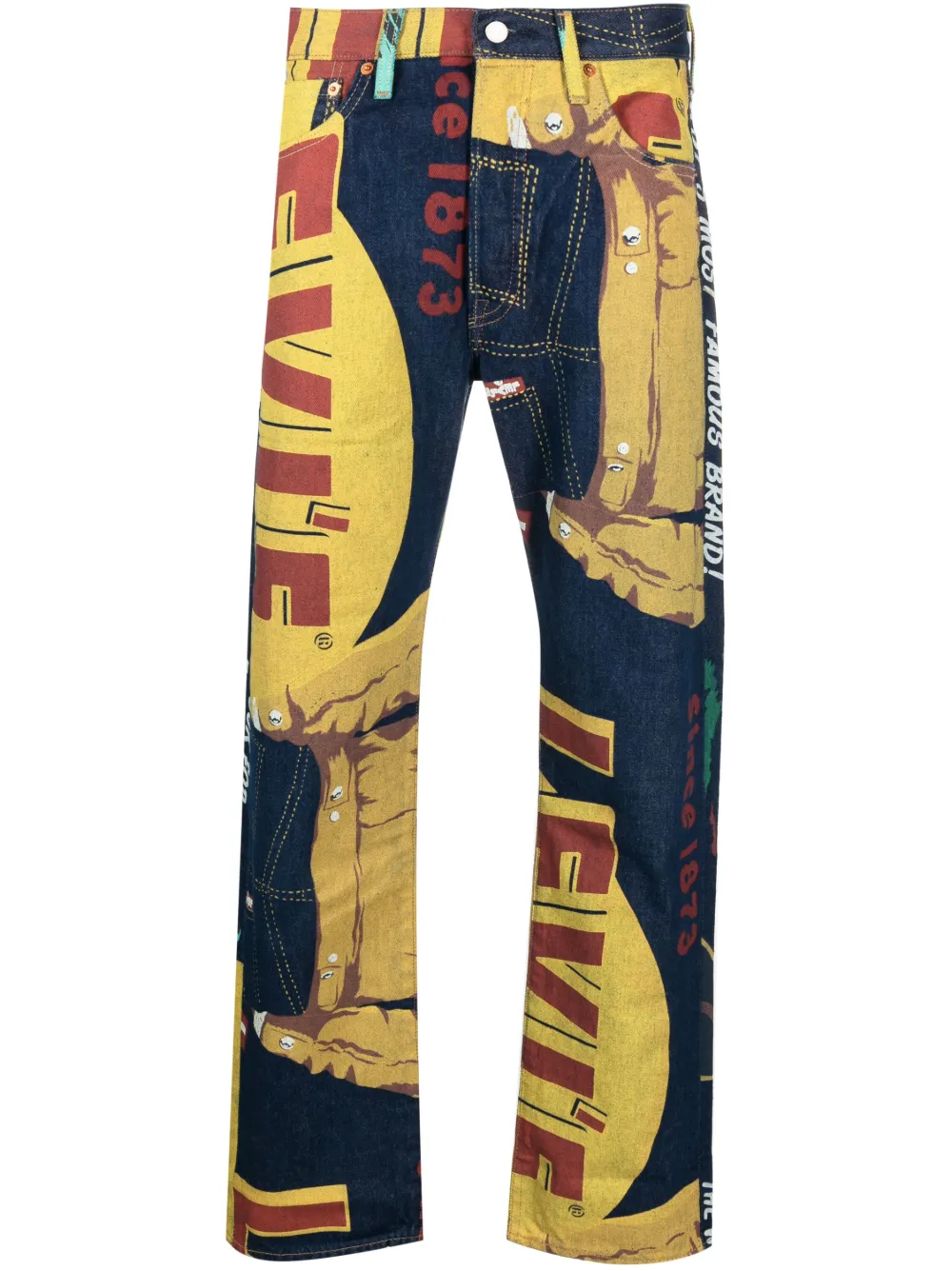 Levi's 150th Birthday graphicprint Jeans Farfetch