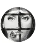 Fornasetti graphic-print plate - White