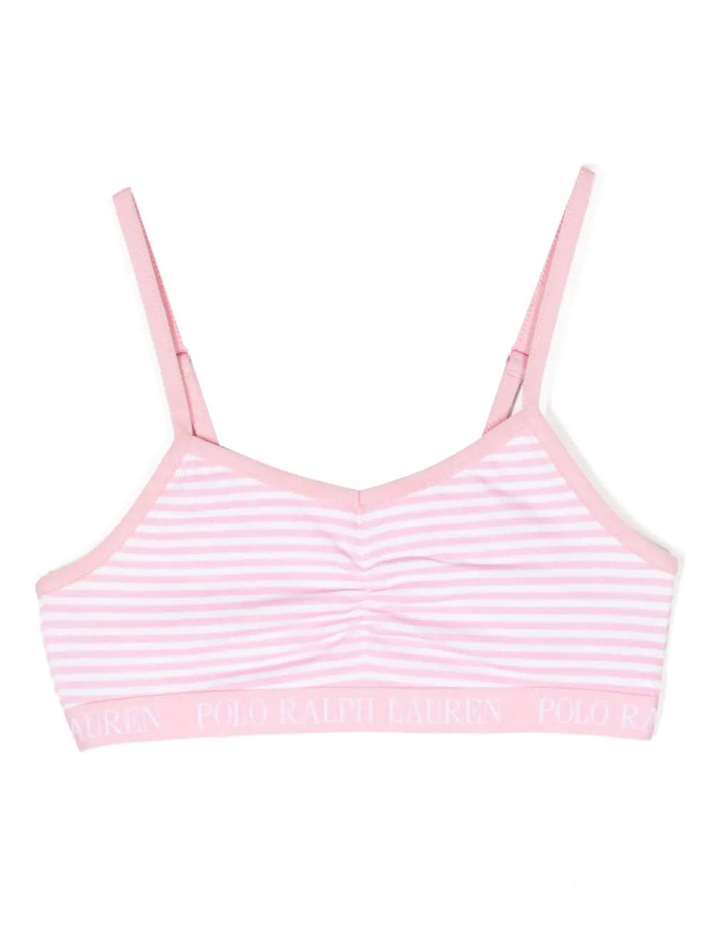 Ralph Lauren Kids Twee bh's met logoband - Wit