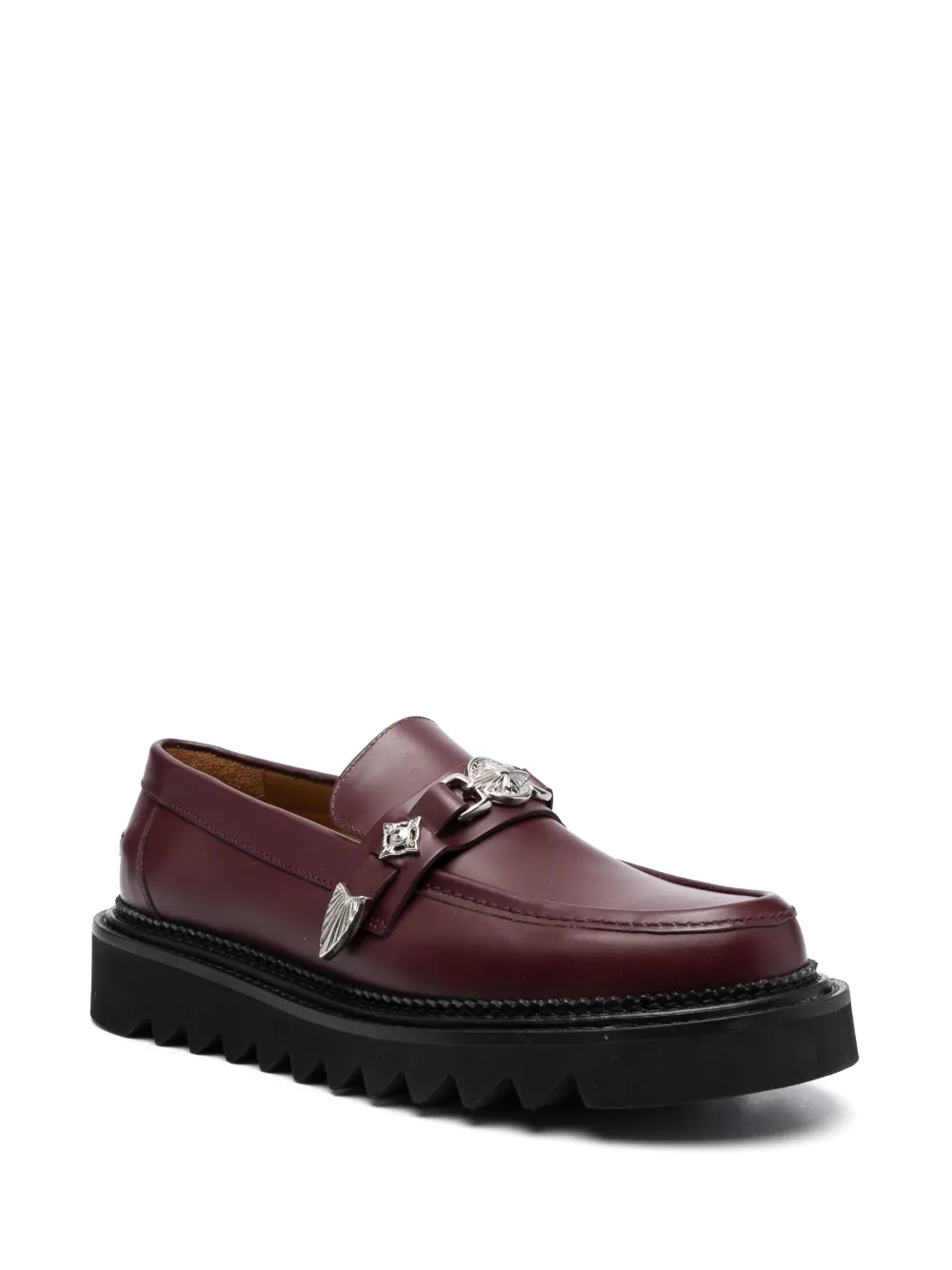 Toga Virilis Leren loafers - Rood