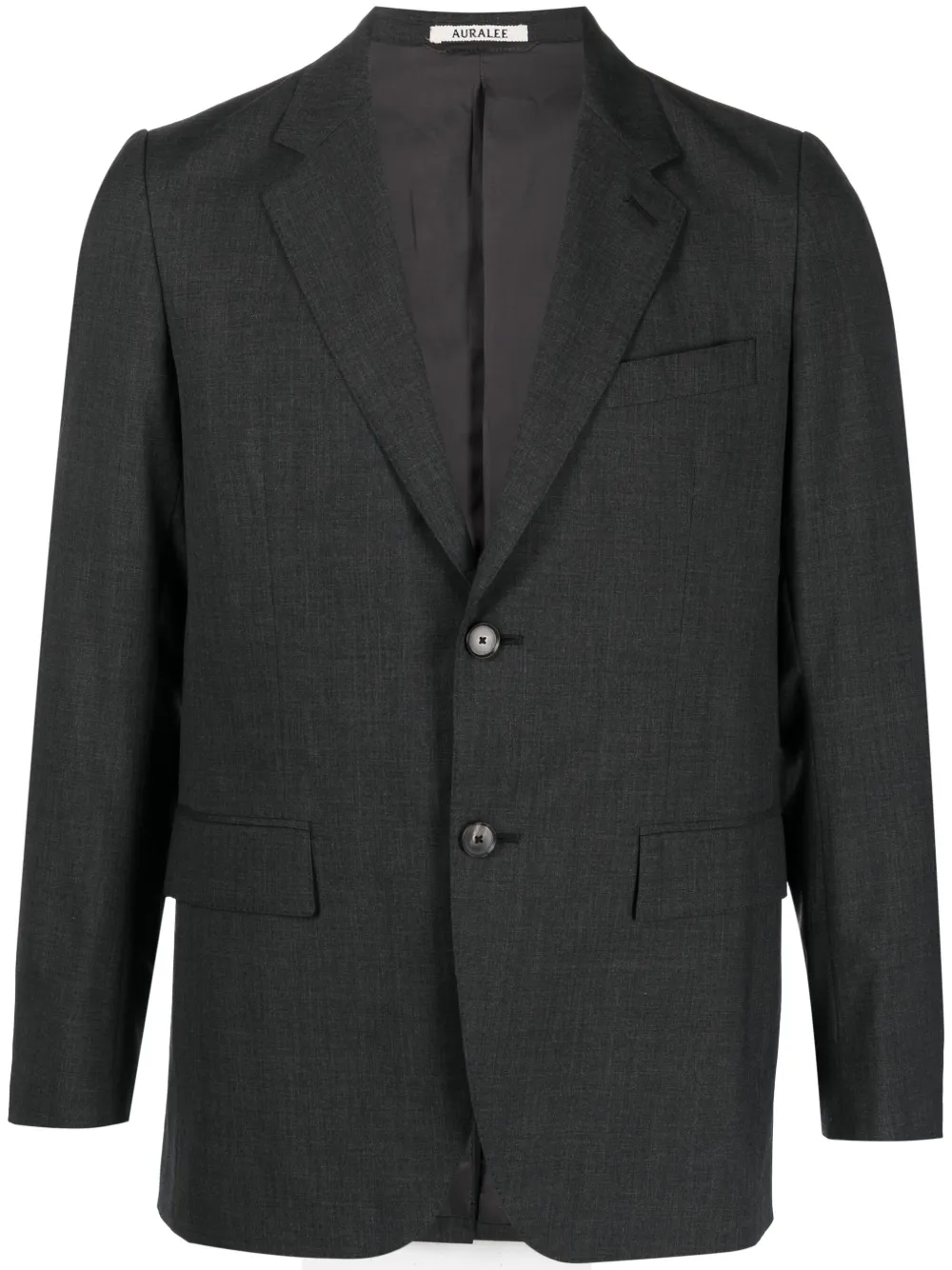 Auralee notched-lapels single-breasted blazer