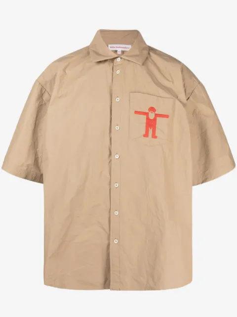 Walter Van Beirendonck camisa oversize Star