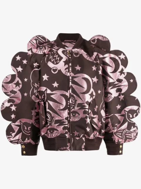 Walter Van Beirendonck Wings oversized bomber jacket