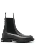 Toga Virilis Side Gore ankle leather boots - Grey