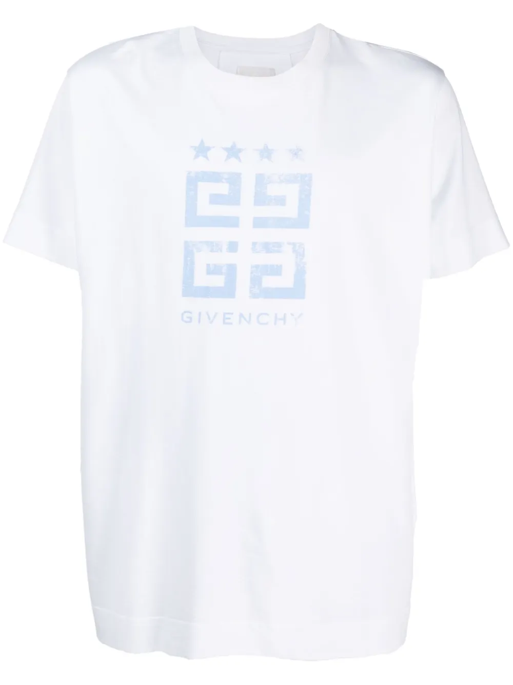 Givenchy T-shirt met logoprint Wit