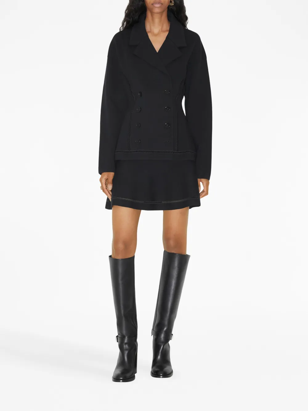 Burberry Button-up blazer - Zwart