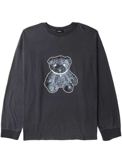 We11done teddy bear-print cotton T-shirt 