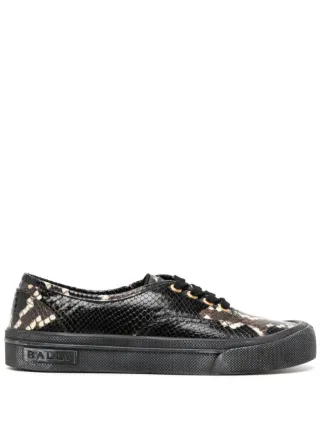 Bally snakeskin sneakers on sale