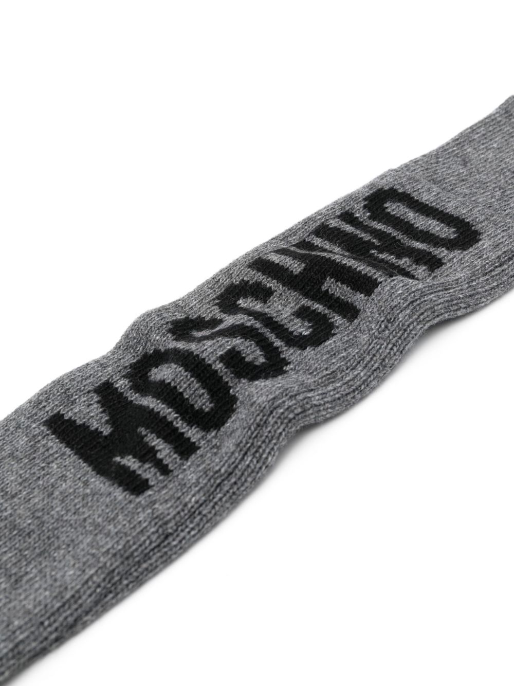 Moschino Intarsia handschoenen - Grijs