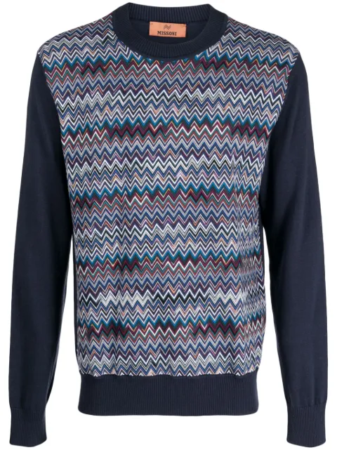 Missoni zigzag-woven jumper