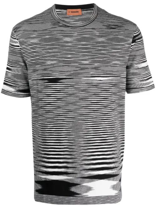 T-shirt rayé à manches courtes - Missoni - Modalova