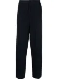 Missoni chevron-knit straight-leg trousers - Blue