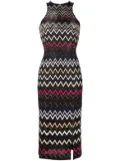 Missoni zigzag-woven midi dress - Black
