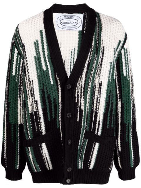 Missoni graphic-print buttoned cardigan