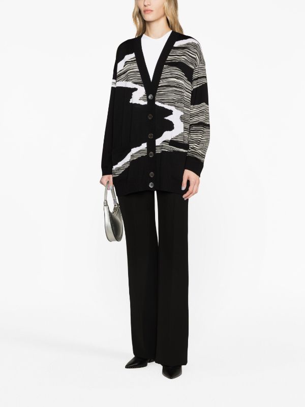 Missoni Intarsia V-neck Wool Cardigan - Farfetch