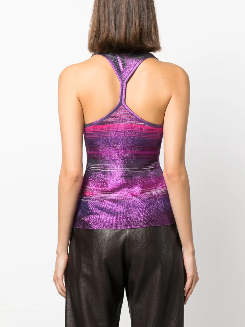 Missoni Gestreepte tanktop Roze