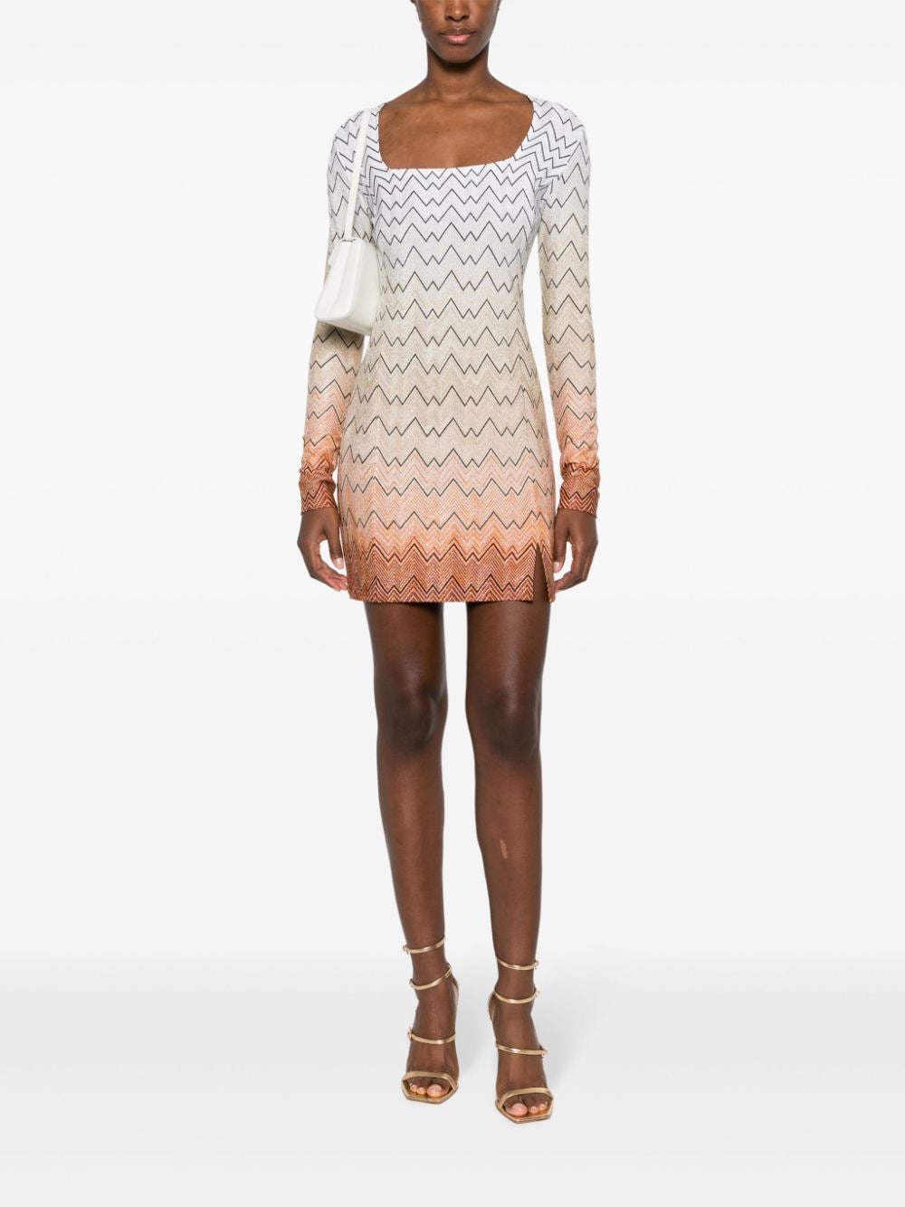 Missoni Intarsia jurk Beige