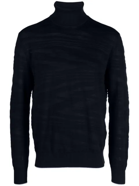 Missoni zigzag print roll-neck jumper