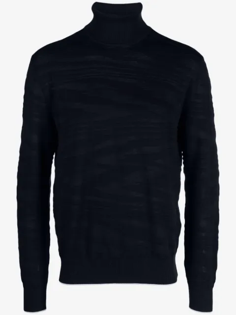 Missoni zigzag print roll-neck jumper