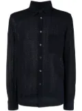 Missoni zigzag-woven striped shirt - Blue
