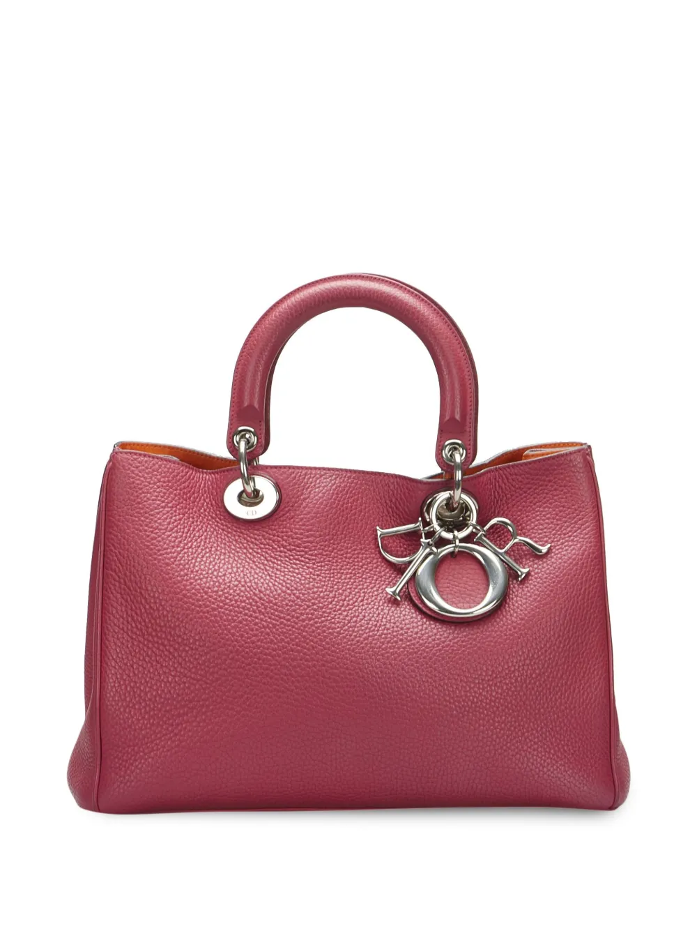 Christian Dior Grained Leather Mini Diorissimo Tote  ReLoved Luxury