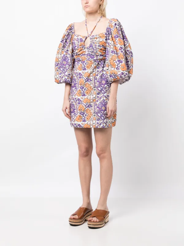 RHODE Jeanne graphic-print Dress - Farfetch