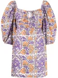 Rhode Jeanne graphic-print dress - Purple