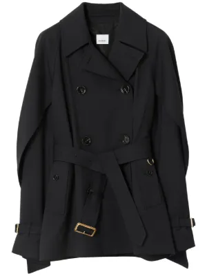 Burberry wool clearance trench coat womens